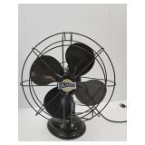 Vintage  R.M. Banner Fan 13.5" w Nonworking