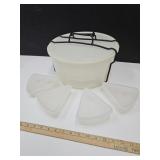 Tupperware Cake Carrier W Handle & Insert + Pie