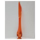 Viking Epic 3 Foil Persimmon 26" h Swung Vase