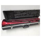 Eastrack Red Trombone W Hard Case