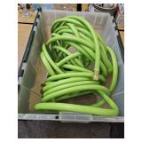 Scissor Lid Storage Tote w Water Hose