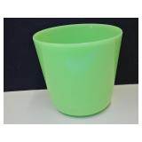 VTG Uranium  McKee Jadite  5" H Glass Canister