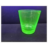 Uranium Glass  3 1/4" high