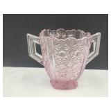 Daisy & Button Pink Creamer 5"H