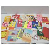 Large Lot of Snoopy Greeting Cards