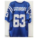 NFL Players Colts SATURDAY #63 Jersey SZ 52