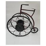 Tabletop Bicycle Wine Bottle Metal Rack 14.5 x 20