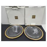 2 Mikasa 11.5"W Serving Platters w boxes