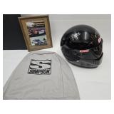 Multi Autographed  Dragster Helmet  NoCOA & Photo