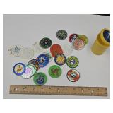 2 Vintage Metal Slammers + Pogs