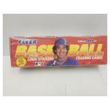 Sealed Fleer Baseball Trading Cards 1989
