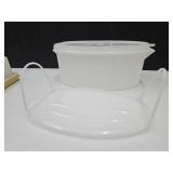 NOS Tupperware Ham Container W Insert