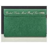United States Mint Proof Set 1998