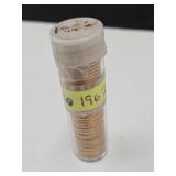 Roll Of 1962 D Lincoln Pennies