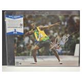 Signed Usain Bolt W Beckett COA