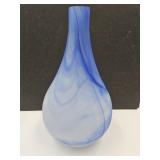 India Art Glass Swirl Vase 14" H