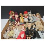 Large Lot Of Vintage Doll & Ty Puppy