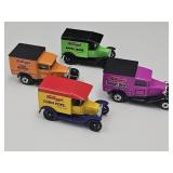 Set of 4 Matchbox KELLOGG