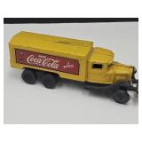Cast Iron Coca Cola Toy Semi Truck 7 3/4" L