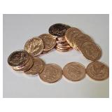 Twenty 1 Oz Premium Copper Rounds 1 Design