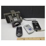 VTG Polaroid Land Camera, DVR, Indy 500 +