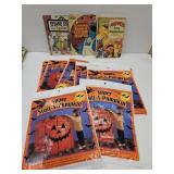 Children Books; Seseam Street & 11 Halloween Bags