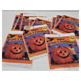 10 Halloween Pumpkin Leaf Bags