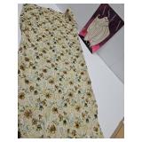 Fancy Squence Dress Sz Small & 1928 Asia Magazine