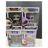 4 Funko Pops; Mira, Ranger Slayer +