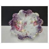 Beautiful Antique Prussia Bowl Unmarked 10 3/4"w
