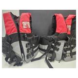 2 Bodyglove Life Vest 2XL-3XL & LG- XL