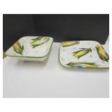 10" Italy Bowl & Matching 12" Platter- SeePics
