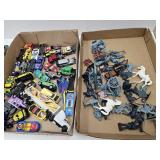 Toy Car, Semi & Jet Lot Spider Man & Military Toys