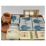 Party Lite, Vanilla, T Light Candles, Pots +