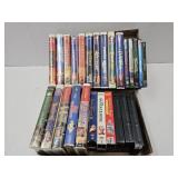 Large VTG VHS Lot;  Mary Poppins & DVDS Bambi +