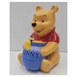 Disney Winnie The Pooh Honey Pot Bank 9.5" H