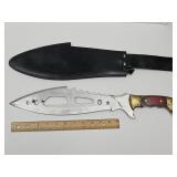Large Knife With Sheath See Size