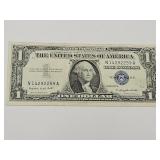 1957 A One Dollar Silver Certificate
