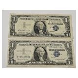 1957 A & B One Dollar Silver Certificate