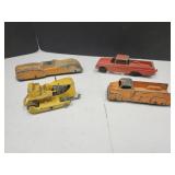 Lot of VTG Toy Trucks & Car 6"L