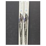 2 New Wind Sheild Wiper 24" Set