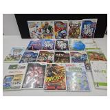 Wii Games; Wii Sports, Just Dance 2 & 3 ++