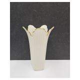 LENOX Meridian Vase W Gold Trim 7.5" H