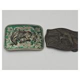 Vintage Horse Belt Buckles