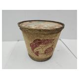 VTG 40s-50s Magic Minnow Bucket- Molded Fiber