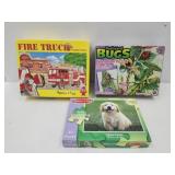 2 Melissa & Doug Puzzles, & Bugs Floor Puzzle