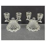 Beautiful Double Tapered Candle Stick Holders