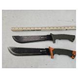 2 Ozark Trail Machete Knives