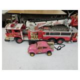 Fire Truck & Tonka  Volks Wagon Bug