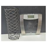 Tissue Holder & Digital Bathroom Scale